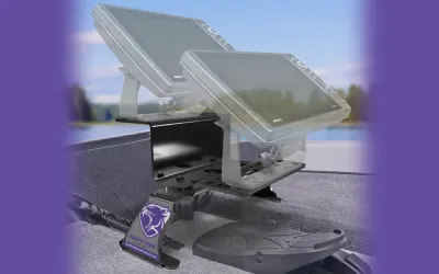 CMP GROUP LTD/ OCTOPUS 954400DM - Panther Dual Electronics Deck Mount Bracket and Base