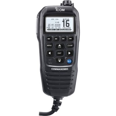 ICOM AMERICA INC HM195GB 61 EXP - Icom HM195GB Command Mic IV Black Second Station