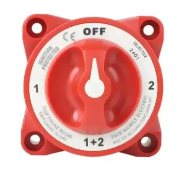 Egis Mobile Electric 2401 - EGIS 2401 e-Series 350A Battery Selector Switch Off1Both2
