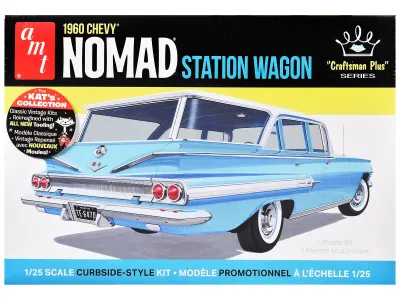 AMT AMT1402M - Skill 2 Model Kit 1960 Chevrolet Nomad Station Wagon Craftsm