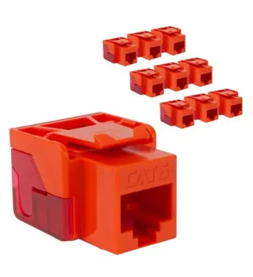 Cablesys ICC-IC107L6TOR - MODULE, CAT 6, EZ, 10 PK, ORANGE