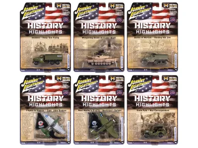 Johnny Lightning JLML014B - Military Set B of 6 pieces 2026 Release 1 Limited Edition 16