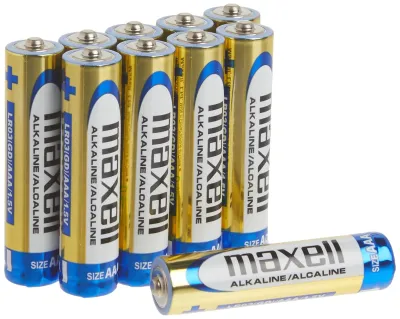 MAXELL 723810 - LR0310BP - AAA 10PK CARDED BATTERIES