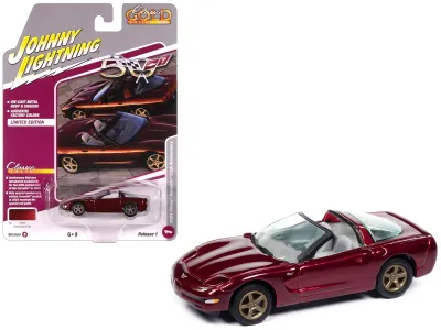 Johnny Lightning JLCG033-JLSP387B - 2003 Chevrolet Corvette Convertible 50th Anniversary Anniver