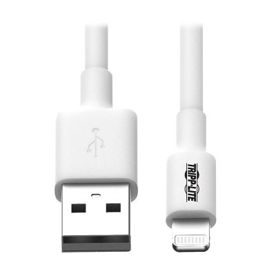 EATON TRIPP LITE SERIES CONNECTIVIT M100-006-WH - Eaton Tripp Lite Series USB-A to Lightning SyncCharge Cable 