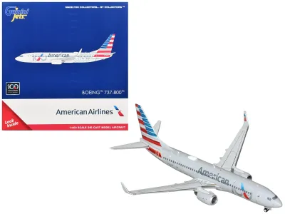 GeminiJets GJAAL2417 - Boeing 737-800 Commercial Aircraft American Airlines 100th A