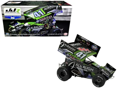 Acme A1826007 - Winged Sprint Car 41 Carson Macedo Albaugh Jason Johnson Rac