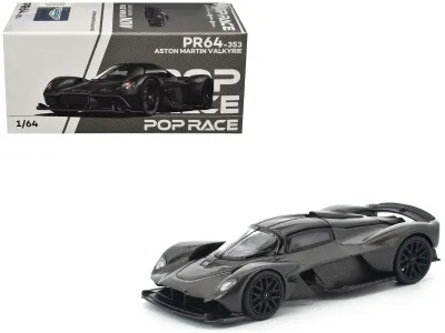Pop Race PR640353 - Aston Martin Valkyrie Carbon Fiber 164 Diecast Model Car by 