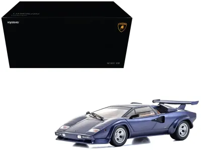 Kyosho KS08320DBL - Lamborghini Countach LP 5000 Quattrovalvole Dark Blue Metall