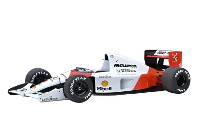 Autoart 89140 - McLaren Honda MP46 1 Ayrton Senna 2nd Place Formula One F1 J