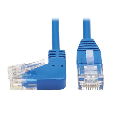 EATON TRIPP LITE SERIES CONNECTIVIT N204-S05-BL-LA - 5FT CAT6 BLUE ENET CABLE LEFT