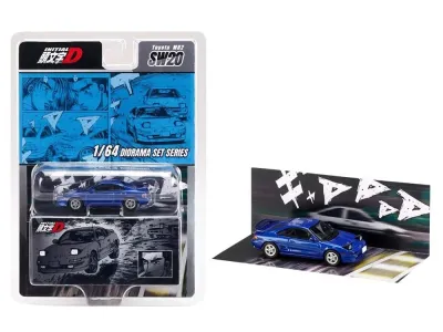 Hobby Japan HJDMD009 - Toyota MR2 (SW20) RHD (Right Hand Drive) Blue Metallic Kai K