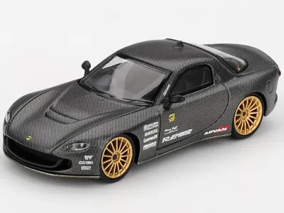 Mini GT MGT01205 - Mazda RX-7 RE-Amemiya Matsukiyo KOKU 3 Rotor NA-7 Carbon Fib