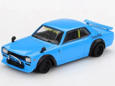 Mini GT MGT01169 - Nissan LB-Works Hakosuka RHD (Right Hand Drive) Baby Blue Li