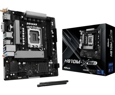 ASRock H810M-X WIFI - ASRock H810M-X WIFI Micro ATX Motherboard