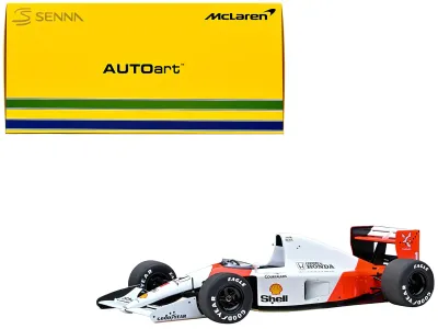 Autoart 89150 - McLaren Honda MP46 1 Ayrton Senna 2nd Place Formula One F1 J