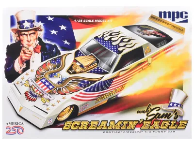 Mpc MPC1044 - Skill 2 Model Kit Pontiac Firebird Funny Car Unk Sams Scream