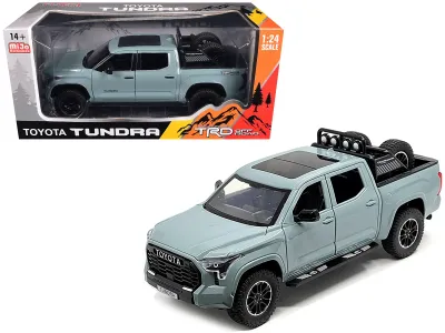 Generic H08555R-LR - 2023 Toyota Tundra TRD 4x4 Pickup Truck Lunar Rock Gray with