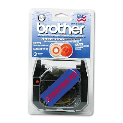 Brother BRTSK100 - Starter Kit: 3 1030 Ribbons 1 3010 Lift-off Tape 1 Script Da