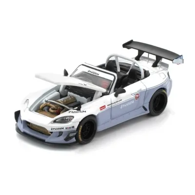 Pop Race PR640300 - Honda Pandem S2000 RHD (Right Hand Drive) White and Blue Gra