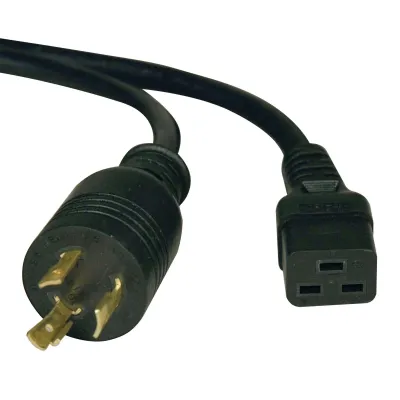 EATON TRIPP LITE SERIES CONNECTIVIT P040-010 - EATON, C19 TO L6-20P HEAVY-DUTY POWER CORD - 20A, 250V, 12 A