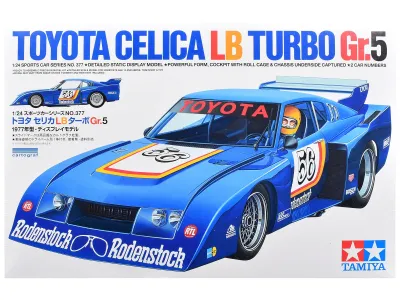 Tamiya TAM-24377 - Model Kit Toyota Celica LB Turbo Gr.5 124 Scale Model by Tam