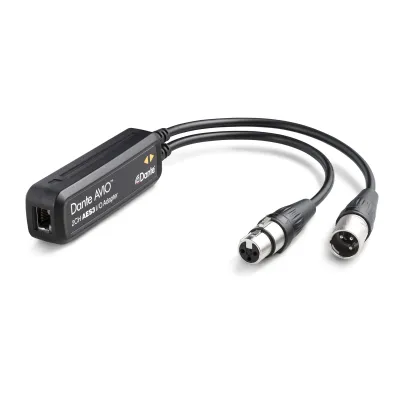 Audinate ADP-AES3-AU-2X2 - Dante AVIO AES3 IO Adapter 2x2 - High-Performance Interface