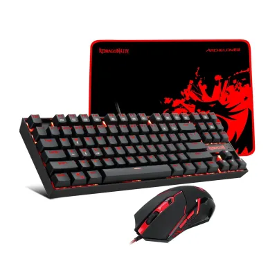 REDRAGON K552-BA - Redragon K552-BA Gaming Combo: Keyboard, Mouse & Pad
