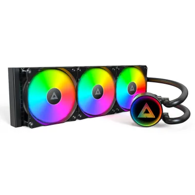 MONTECH LIGHTFLOW ARGB 360 BLACK - MONTECH Lightflow ARGB 360 Cooler