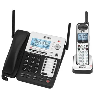 AT&T 80-7959-00 - SB67138 SynJ 4-Line CordedCordless Small Business System wEx