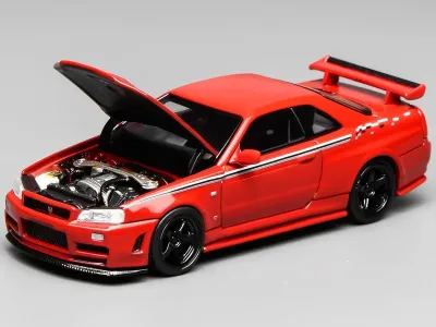 Motorhelix M63420 - Nissan Skyline GT-R (R34) Nismo RHD (Right Hand Drive) Custo