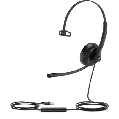 Yealink 1308042 - USB Wired Headset - Monaural - Plug and Play USB connectivit