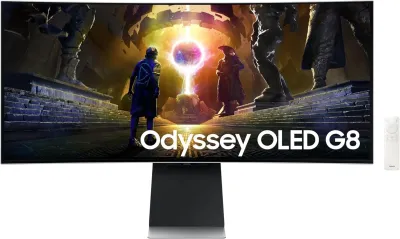 SAMSUNG LS34DG850SNXZA - 34 ODYSSEY OLED G8 CURVED ULTRA-WQHD 175HZ FREESYNC PREM PRO