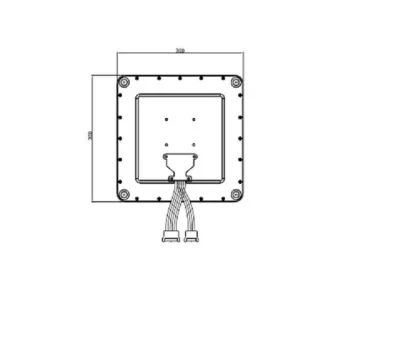 AccelTex ATS-OP-2456-7-10MPC-36 - Acceltex Solutions Patch Antenna ATS-OP-2456-7-10MPC-36