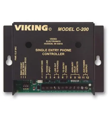 Viking Electronics C-200 - Viking Door Entry Control for Entry Phon