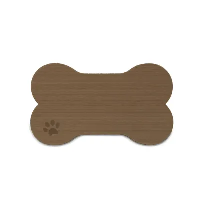 SeaDek 62714-91090 - Dog Bowl Mat - CappuccinoBlack - Medium - 12.5 x 24