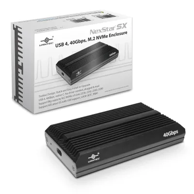 VANTEC NST-M240C4 - NST-M240C4 NexStar SX USB 4 40Gbps M.2 NVMe Enclosure Retail