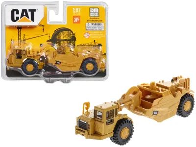 Diecast Masters 84405 - CAT Caterpillar 627G Auger Scraper Yellow 187 (HO) Diecast M