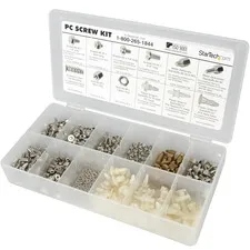 STARTECH PCSCREWKIT - THIS TWO-PIECE (SNAP LID) PLASTIC WIRING DUCT PROVIDES A PRO