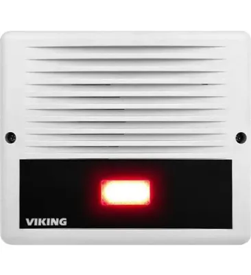 Viking Electronics SRL-1 - Single Line Loud Ringer and Door Chime with Bright LED