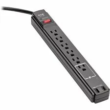 Eaton Tripplite TRP TLP606USBB - Tripp Lite series Protect It! 6-Outlet Surge SuppressorProte