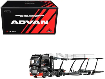 GCD KS-069-618 - Mercedes-Benz Actros Gigaspace Auto Transporter ADVAN Yokoha