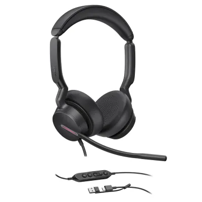 Yealink 1308183 - UH46 Dual UC USB-CA - USB Professional Wired Headset - USB-C