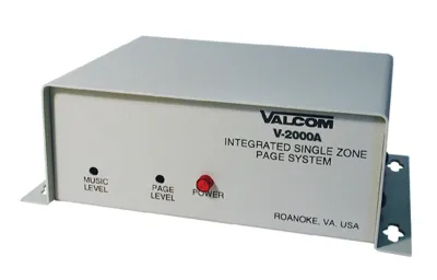 VALCOM VC-V-2000A - Page Control - 1 Zone 1Way