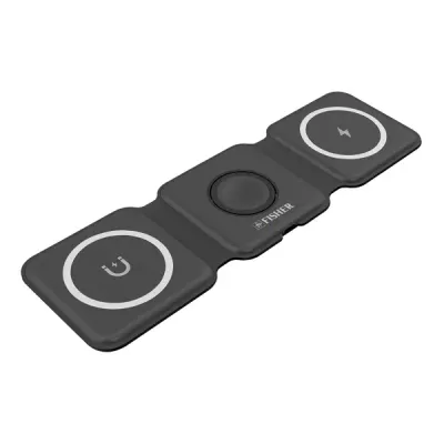 FISHER(R) TECH ESSENTIALS FWIC285K - 3IN1 FLD WRL CHRG PAD BLK