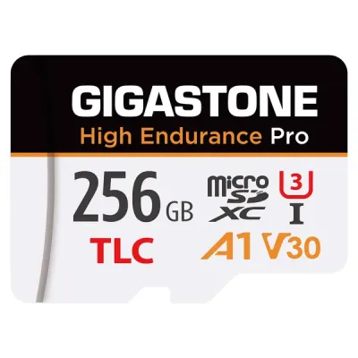 GIGASTONE GS-MSD-A1V30TLC-256GB-R - 256GB MICRO SD CARD