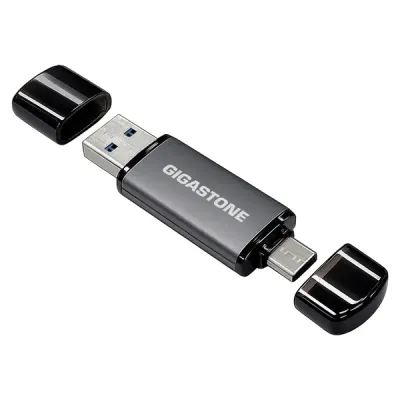 GIGASTONE GS-AC4400GY-128GB-1PK-R - 128GB DL USBC&A FLSH DRV