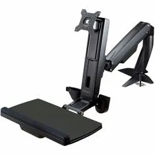 STARTECH STC ARMSTSCP1 - StarTech.com Mounting Arm for Monitor, Keyboard - Black - TA