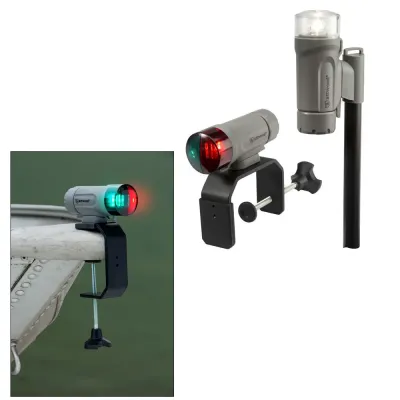 Navico Group 14194-7 - Attwood PaddleSport Portable Navigation Light Kit - C-Clamp,
