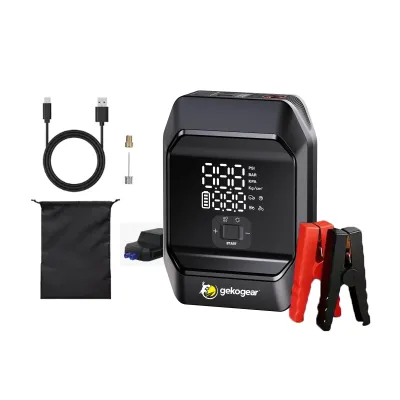 Adesso AIRFLUX300 - GEKOGEAR 2-IN-1 PORTABLE AIR PUMP & JUMP STARTER